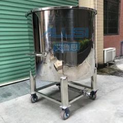 Factory Price SS316 Movable Storage Tanks Milk Storage Container Drums Pail Metal Honey Sterile Water Storage Tank Making Machine - Image 3