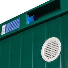 Toilet & Shower Blocks / 1+1 Double Mains Toilet 8Ft x 5Ft (Green) - Image 3