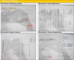 Business License certificate of Yueqing Vebo International Co., Ltd. – certificate photo, supplier certificates section