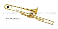 Piston Trombone Key Bb Age Adult Bell 203mm Bore 12.4mm Trademark OEM Case Wood Case Model NO. TB-3900 HS Code 9205100090 - Image 1