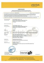 ITS CERTIFICATE certificate of WUYI KRAIN TOOLS CO., LTD. – certificate photo, supplier certificates section