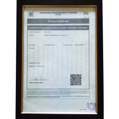 Product Certificate of Nigeria certificate from Wenbao Valve Co., Ltd.
