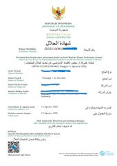 Additional Documents (According to Buyer Request) certificate from Indo Tropis Global