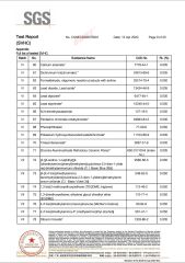 REACH Compliance certificate of CB (XIAMEN) INDUSTRIAL CO., LTD. – certificate photo, supplier certificates section