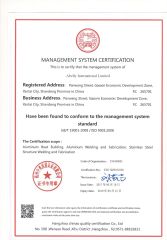 ISO9001-2015 Certificate certificate from Abelly International Limited