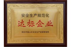 Safety production enterprises certificate from HENG LI Label Printing Co., Ltd.