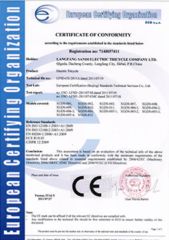 Our certificates certificate from Langfang Sandi Electric Tricycle Co., Ltd.