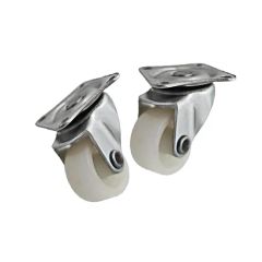 Castor Wheels Furniture Swivel Caster Mobility with Trolley Wheel Support - Image 2