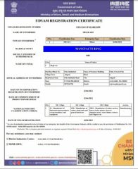 Our Certifications certificate from Megh Art