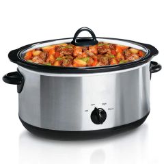 8qt Oval Electric Slow Cooker - Image 1