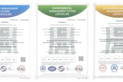 ISO 9001/ 14001/ 25001 certificate certificate from Jinan Focor Machinery Co., Ltd.