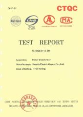 CTQC-1 certificate from Shenda International Engineering Co., Ltd.