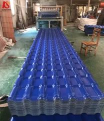 PVC Roofing Sheet Customized ASA Coating Spanish Synthetic Resin Roof Tile PVC Tejas - KUNSHANG INTERNATIONAL CO., LTD.