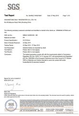 EU certificate from Shuangtong Daily Necessities Co., Ltd. Y. W.