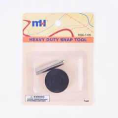 Nickel Heavy Duty Snap Tool Button Installation Tool - Image 1