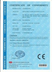 CE for fish deboner certificate from Zhengzhou Gashili Machinery Co., Ltd.