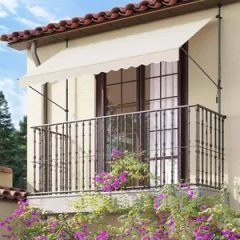 Height Adjustable Garden Patio Outdoor Clamp Balcony Retractable Awning - Zhejiang Juhong Industry Co., Ltd