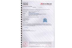 SGS certificate from Weihai Titan Heavy Machinery Co., Ltd.