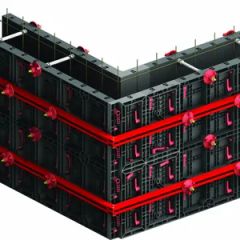 Modular ABS PP Formwork Origin China Trademark ADTO Model NO. ADTOPF Material Plastic Type Wall Formwork HS Code - Image 1