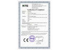 CE certificate of Xiamen Elletop Import and Export Co., Ltd – certificate photo, supplier certificates section