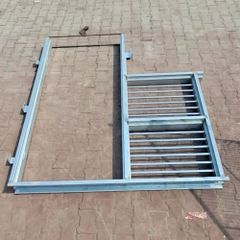 Iron Gp / gi sheet Outdoor Gate Frame Material Iron Shape Rectangular Open Style Hinged Material Grade 6061 Frame Thickness - Image 2