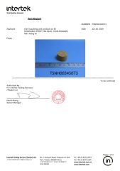 cork stopper certificate from Xiamen Folover Import &Export Co., Ltd.