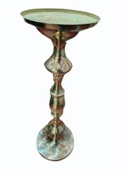 Polished Golden Round Brass Urli Stand, For Temple Shape Round Color Golden Material Brass Finish Polished Usage/Application - Image 3