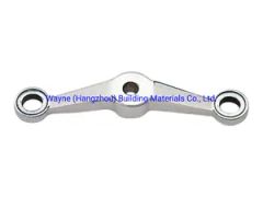 160mm Stainless Steel Glass Spider with 2 Arms 180° ; Glass Fitting Hardware, Point-Fixed Curtain Wall Hardware with High Quality and Best Price - Image 4