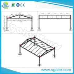 Aluminum Tower Truss System Design Stage Canopy Roof OEM Yes Shape Square Color Silver Length 0.5-4m Model NO. SF01 HS Code 76109000 - Guangzhou Sgaier Truss Co., Ltd