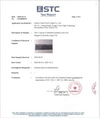 CE certificate certificate from Suzhou Greenpower Tile Carpet Co., Ltd.
