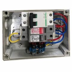 Mild Steel AC Distribution Box Voltage 250V Ip Rating IP65 Phase Single Phase Material Mild Steel Power Source Electric Mounting Wall - Image 1
