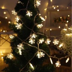 2023 Snowflake LED String Fairy Lights for Christmas Tree Decorations Home Hanging - Image 4