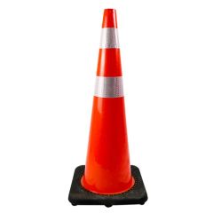 Stackable 36-Inch Reflective Traffic Cones with Flexible Bases - Image 6