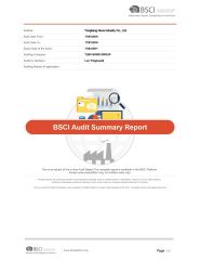 BSCI certificate from YONGKANG NOVA HARDWARE CO., LTD.