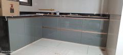 Traditional Modular Kitchen Material Aluminium Finish Type Polished Kitchen Design U-Shape Appearance Traditional Accessories Slide - Image 2