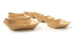 Disposable Boat Shape Paper Food Tray Picnics Snack Paper Food Boats - Image 4