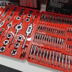 110PCS HSS Tap and Die Setfor Thread Repair and Cutting OEM Yes Brand Msk Texture HSS Model NO. / Material HSS Trademark MSK - Image 3