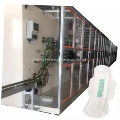 Full Automatic Mini Sanitary Pad Making Ultrasonic Day Use Sanitary Napkin Manufacturing Machine with Packing Machine - Image 4