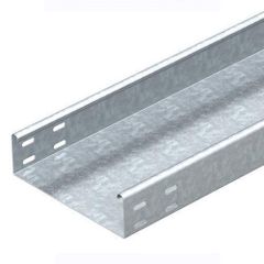 GI Raceway Material GI Length 2500 mm Width 75-600 mm Coating Powder Coated Available Height 50-100 mm Cable Tray Coating Galvanized - Image 1