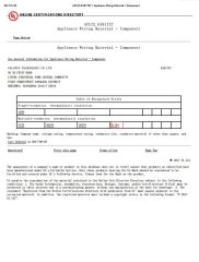 UL certificate of CHB ELECTRONICS CO., LTD. – certificate photo, supplier certificates section