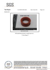 Siliocne FDA Report certificate from Wenzhou Xusheng Machinery Industry and Trading Co., Ltd.