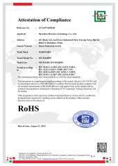 ROHS INDUSTRIAL SWITCH certificate from Shenzhen Longxing Industrial Co., Ltd.