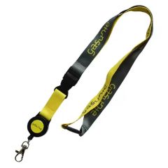 Personalized Printed Woven Nylon Polyester Lanyard Custom Plastic PVC Card Lanyards with ID Holder - Image 3