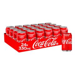 Lowest Price Premium Coca Cola 330ml Can Smooth Original Soft Drink Carbonated Beverage Ideal For Party Celebration Restaurant And Retail Use Bottle Pack - Image 3