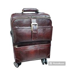 Genuine Leather Trolley Bags - Image 6