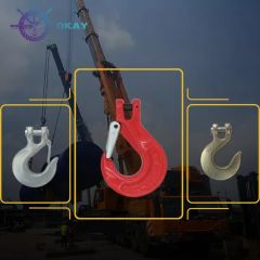 Durable G80 Hook Rigging Hardware Guaranteed Safety Color Red Origin China Condition New HS Code 73269090 Trademark Okay - Image 1
