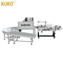 Semi-Auto Sleeve Packaging Machine for Box Shrink Wrap Tunnel Pack Packing Wrapping Tunnel - Shanghai Kuko Packing Machinery Co., Ltd.
