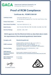 RCM certificate from Fuan Huixin Technology Co., Ltd.