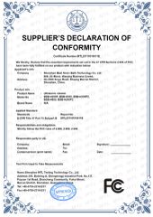 fcc certificate from Shenzhen Best Sonic Bath Technology Co., Ltd.