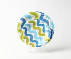 7" Round Film Laminated Colored Paper Plate Size 7" Brand Soton Origin China MOQ 100 Ctns Trademark SOTON HS Code 48239090 - Image 2